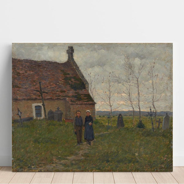 Reproduction of the painting After the Office - Henri Le Sidaner