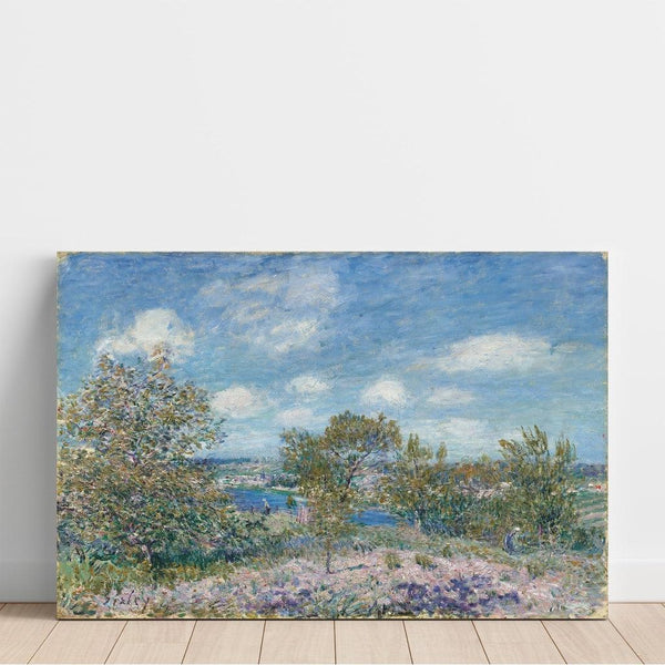 Reproduction of the painting Afternoon in May at By, near Moret-sur-Loing - Alfred Sisley