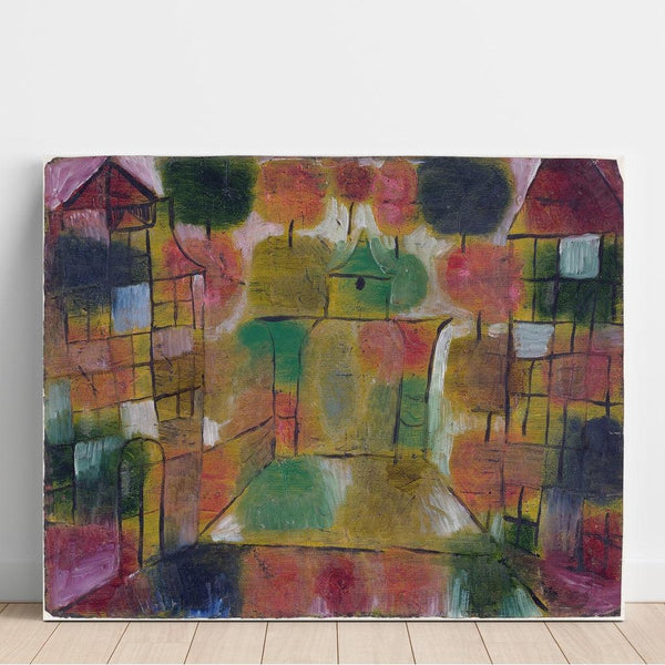 Reproduction of the painting Tree and Architectural Rhythms - Paul Klee