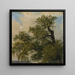 Trees - Julius Schoppe — framed artwork on a wall