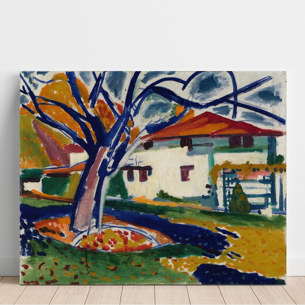Reproduction of the painting Blue Trees - Henry Lyman Saÿen