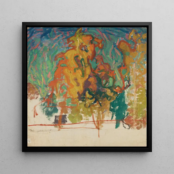 Trees in Bloom - Nikolai Triik — framed artwork on a wall
