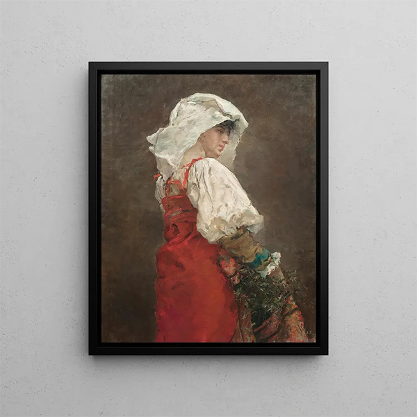 Peasant in Rome - Arcadi Mas i Fondevila — framed artwork on a wall