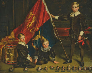 La marche des fils d'Alfred Reynolds, Howard Alan et Nairne - Archibald Stuart Wortley — artwork view