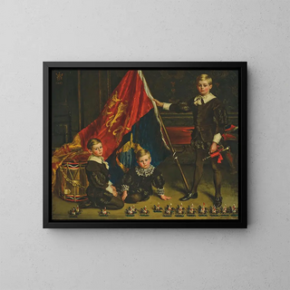 La marche des fils d'Alfred Reynolds, Howard Alan et Nairne - Archibald Stuart Wortley — framed artwork on a wall