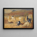 a capercaillie in a field - Archibald Thorburn — framed artwork on a wall