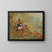 Bouvreuils et Pyrus japonica - Archibald Thorburn — framed artwork on a wall