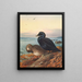Macreuse brune - Archibald Thorburn — framed artwork on a wall