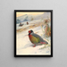 Perdrix de sang de Kusers - Archibald Thorburn — framed artwork on a wall
