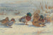 Mallard and teal duck in the snow - Archibald Thorburn — artwork view