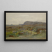 Landscape of moorland - Archibald Thorburn — framed artwork on a wall