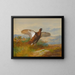 Grouse rouge en vol - Archibald Thorburn — framed artwork on a wall