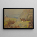 Study for grouses on the moor - Archibald Thorburn — framed artwork on a wall
