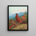 The Tragopan Satyr - Archibald Thorburn — framed artwork on a wall