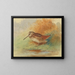 Bécasse au bord de l'eau - Archibald Thorburn — framed artwork on a wall