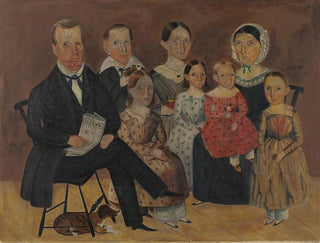 Family Portrait Painting by John J. Wagner - Archie Thompson — artwork view