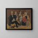Family Portrait Painting by John J. Wagner - Archie Thompson — framed artwork on a wall