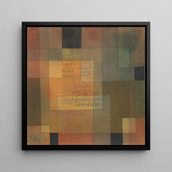 Reproduction of the painting Polyphonic Architecture Painting - Paul Klee