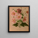 Anémone japonica Rosea - Arentina Hendrica Arendsen — framed artwork on a wall