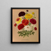 Renoncule double française - Arentina Hendrica Arendsen — framed artwork on a wall