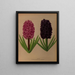 Jacinthes 12 - Arentina Hendrica Arendsen — framed artwork on a wall