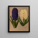 Jacinthes 6 - Arentina Hendrica Arendsen — framed artwork on a wall