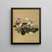 Iris Cyclamen Atkinsii, Atkinsii Roseum, Atkinsii Purpureum - Arentina Hendrica Arendsen — framed artwork on a wall