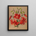 The Tigré Lily in full bloom - Arentina Hendrica Arendsen — framed artwork on a wall
