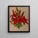 L'incomparable lily umbrella - Arentina Hendrica Arendsen — framed artwork on a wall