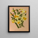 Narcisse bicolore 2 Narcisse bicolore Var Horsfieldi - Arentina Hendrica Arendsen — framed artwork on a wall