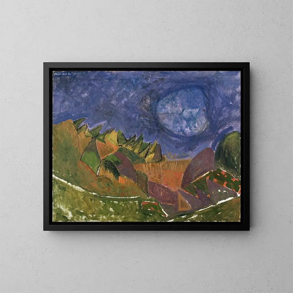 Landscape - Arie van de Giessen — framed artwork on a wall