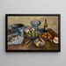 Still life with cakes and fruits - Aristarkh Lentulov — framed artwork on a wall