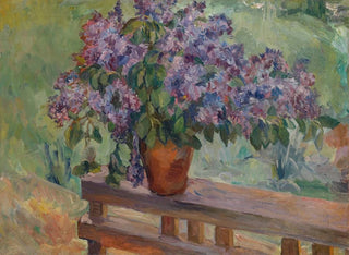Still life with lilacs - Aristarkh Lentulov — artwork view