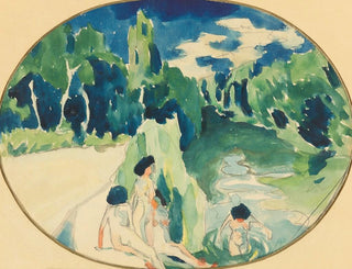 Bathers by the Sea - Aristarkh Vasilevich Lentulov — artwork view