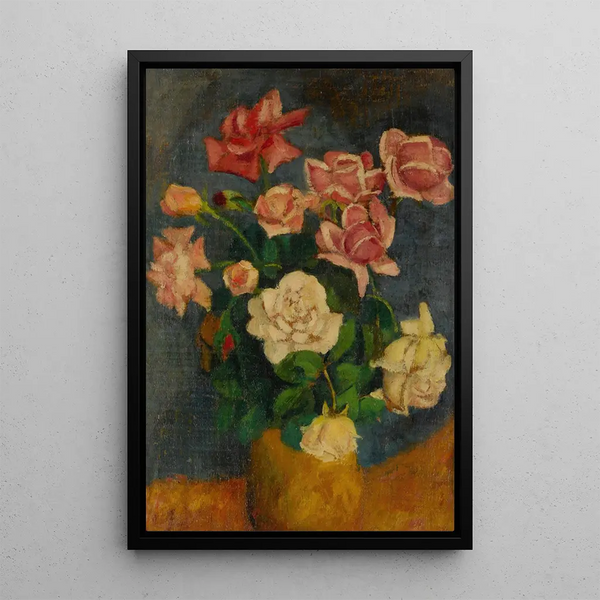 Reproduction of the painting Vase de roses - Aristide Maillol