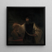 Aristote with a bust of Homer - Rembrandt van Rijn — framed artwork on a wall