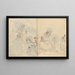 Sketchbook Pl042 - Ariyoshi Kondo — framed artwork on a wall