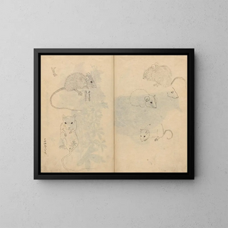 Sketchbook Pl092 - Ariyoshi Kondo — framed artwork on a wall