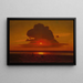 Sunset Red on the Dnieper - Arkhip Ivanovich Kuindzhi — framed artwork on a wall