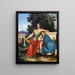 Poetry of Glory and Poetry of Love The Two Muses - Armand Cambon — framed artwork on a wall