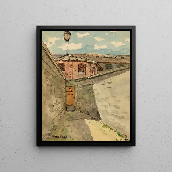 Prison Mazas 12th arrondissement July 15, 1871 - Armand Gautier — framed artwork on a wall