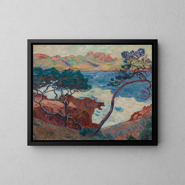 Agay - Armand Guillaumin — framed artwork on a wall