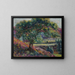 Trees in Île-de-France (Case Conflict) - Armand Guillaumin — framed artwork on a wall