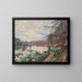 Barrage de Genetin à Crozant - Armand Guillaumin — framed artwork on a wall