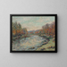 Barrage de Génetin - Armand Guillaumin — framed artwork on a wall