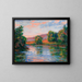 Edge of the Water - Armand Guillaumin — framed artwork on a wall
