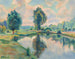 Riverbank Painting - Armand Guillaumin — artwork view