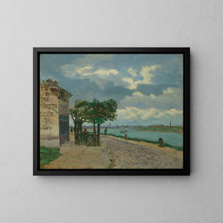 Bords de la Seine - Armand Guillaumin — framed artwork on a wall
