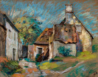 Cottages - Armand Guillaumin — artwork view