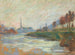 Confluent of the Marne and the Seine in France - Armand Guillaumin — artwork view